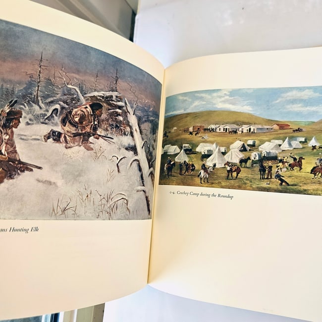 Charles M Russell Paintings, Drawings, and Sculpture Book Lot - 7