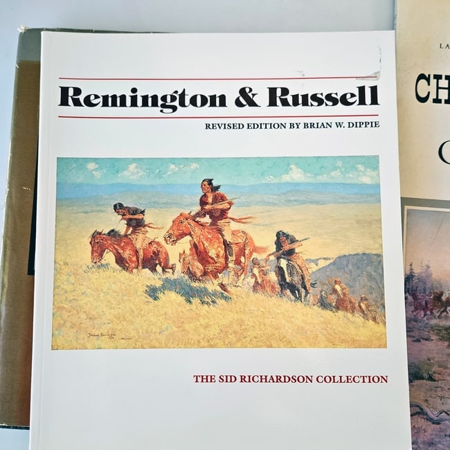 Charles M Russell Paintings, Drawings, and Sculpture Book Lot - 8