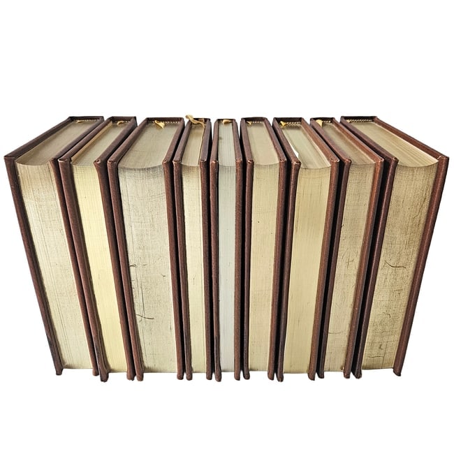Leather-bound Hardcover Time Life Classics of the Old West Series Set of 9 Books Circa 1980's. - 16