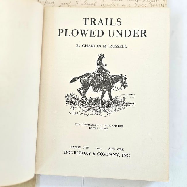 Charles Russell Auction Catalogues and Trails Plowed Under Collection - 3
