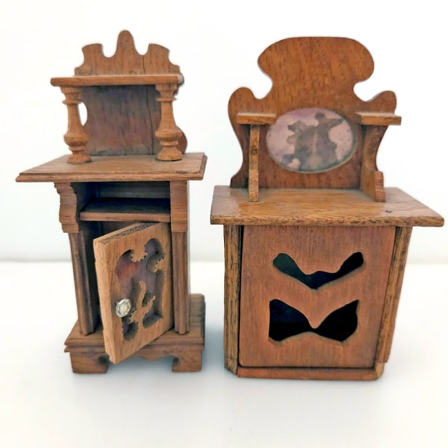 Vintage Wood Dollhouse Furniture - 4