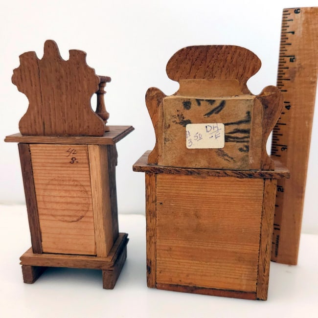 Vintage Wood Dollhouse Furniture - 5