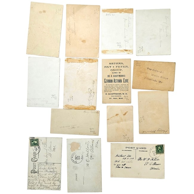 Large Variety of Victorian-era Trade Cards and Postcards Circa late 19th to early 20th centuries - 6