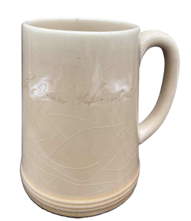 1948 Rookwood Pottery Personalized Mug Stein No. 587C E. Dean Hamlin Art Pottery - 8