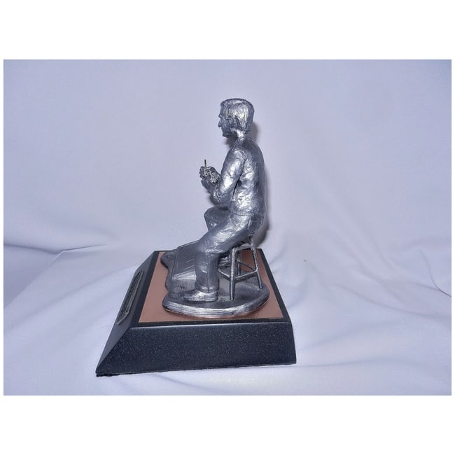 Commemorative Pewter Michael Ricker Statue 22/250 - 3