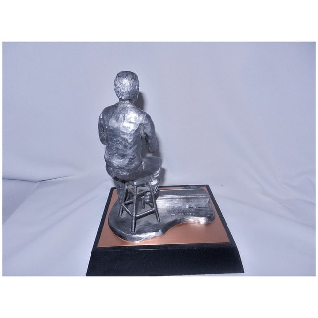 Commemorative Pewter Michael Ricker Statue 22/250 - 4
