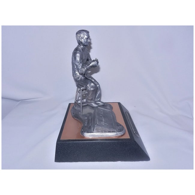 Commemorative Pewter Michael Ricker Statue 22/250 - 5