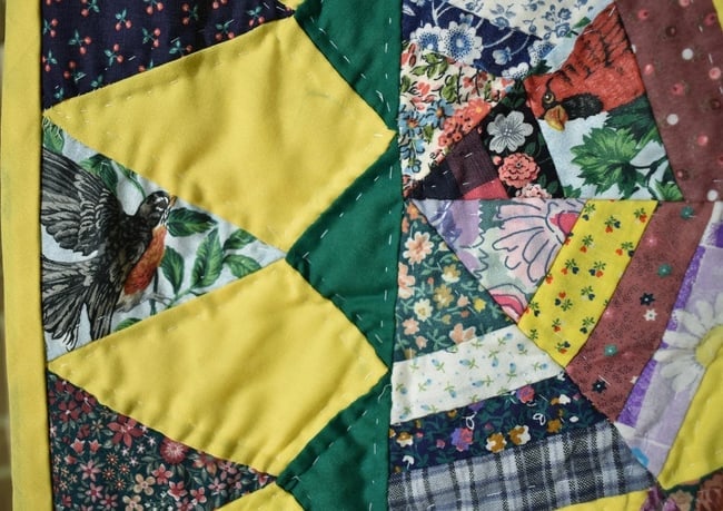 Mid-Century Spider Web Quilt - 4