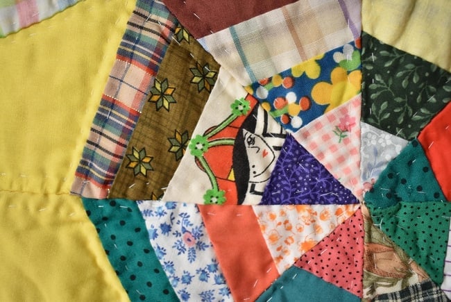 Mid-Century Spider Web Quilt - 5