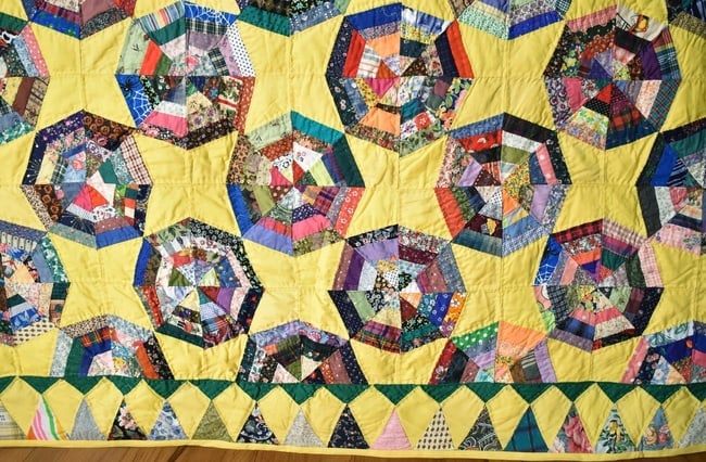 Mid-Century Spider Web Quilt - 7