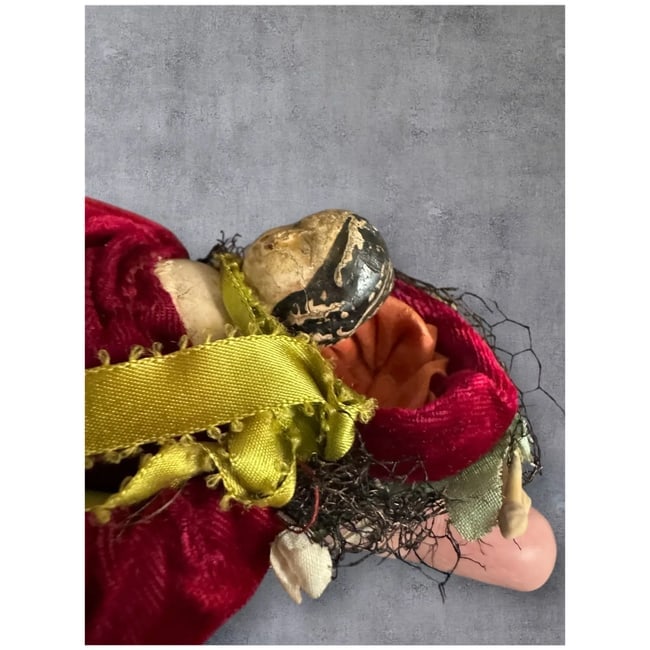 Antique 1840s 8" Milliners Model Doll All ORIGINAL - 13