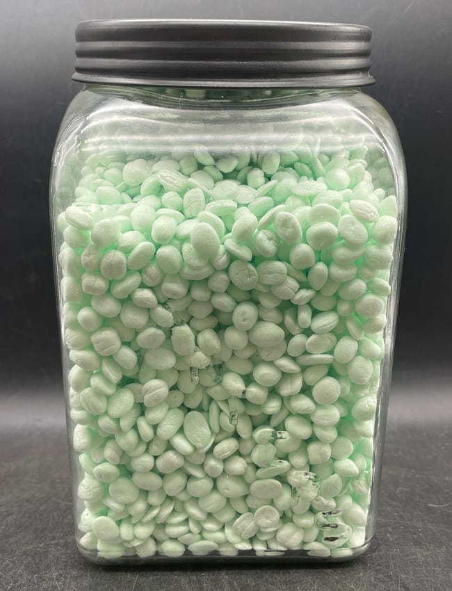 Vintage 1940 Planters Peanuts STREAMLINE Glass Display Jar - 7