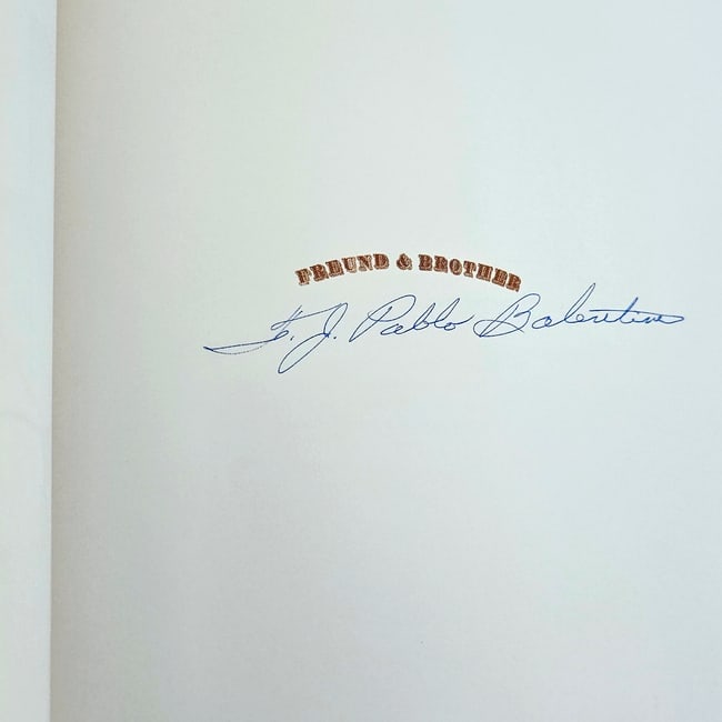 Freund & Bro Pioneer Gun Makers to The West F J Pablo Balentine SIGNED 1st ED 1997 Hardback DJ - 3