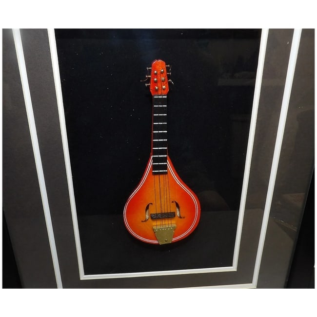 Framed 3D Miniature Musical Instruments - 4
