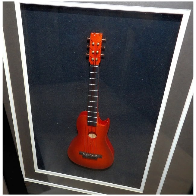 Framed 3D Miniature Musical Instruments - 5
