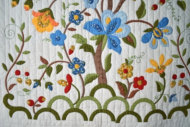 Tree of Life Applique Quilt - 3