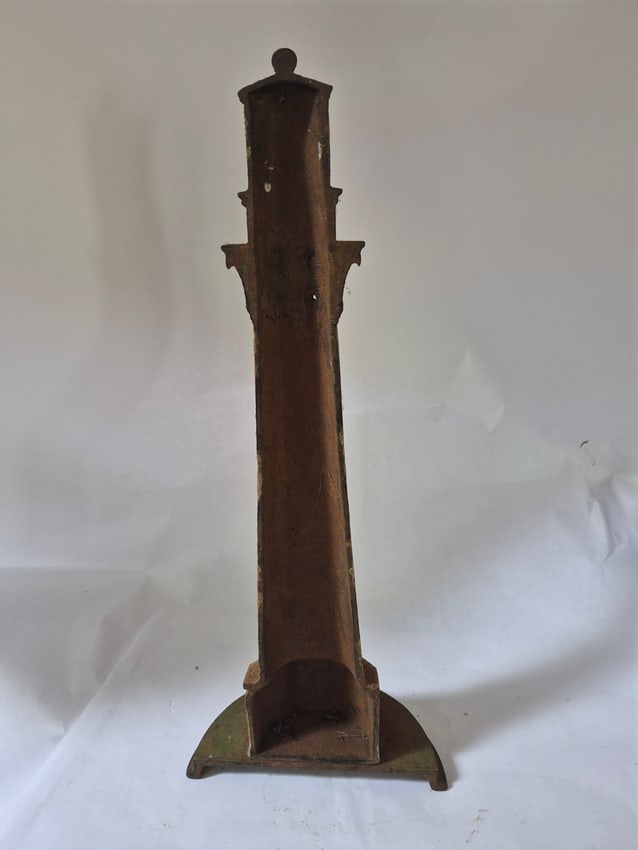 Cast iron doorstop, rare lighthouse form - 2