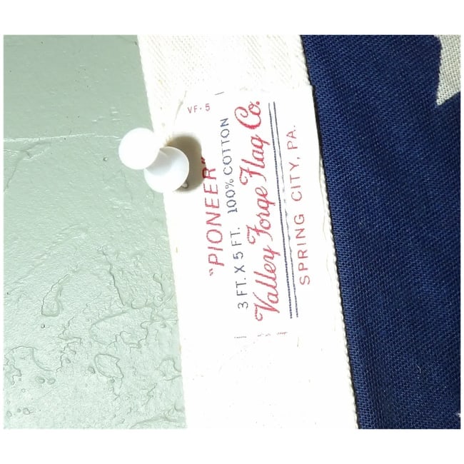 Valley Forge Flag Co USA FLAG "Pioneer" 3x5' - 100% Cotton Flag - 12