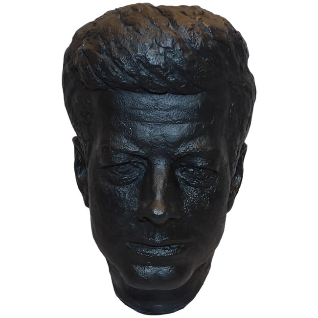 John F. Kenedy 1964 Bust by Austin Production: This John F. Kenedy 1964 Bust was Commissioned by Austin Productions in 1964, this bust captures the essence of the then-deceased 35th President of the United States, John F. Kennedy. This remarkable 
