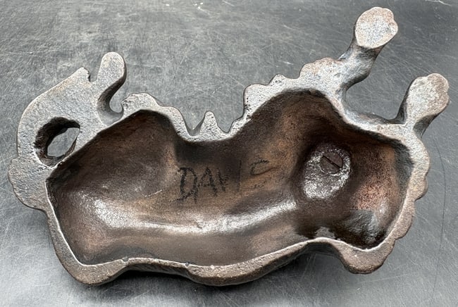 Vintage Cast Iron English Setter Spaniel Dog Paperweight Reclining Sporting Dog Figure - 7
