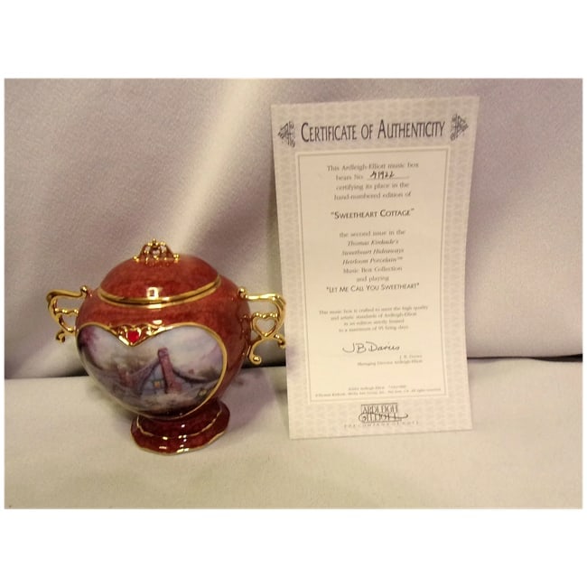 Vintage Sweetheart Cottage Thomas Kinkade Second in the Series Box #A1922 - 2