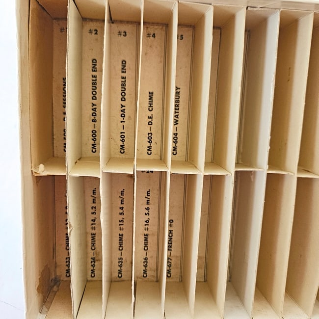 Exceptionally Rare Vigor CM-599 Master Clock Key Assortment Box Set with Bonus Keys - 8