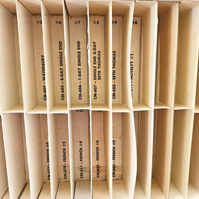 Exceptionally Rare Vigor CM-599 Master Clock Key Assortment Box Set with Bonus Keys - 9