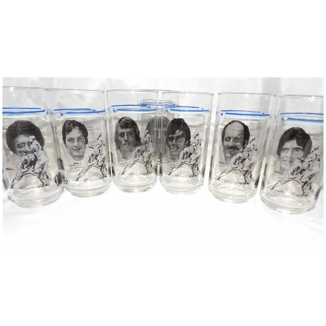 Vintage Dallas Cowboys Burger King Dr Pepper 1978 Super Bowl Players Collectible Libbey Glasses - 6