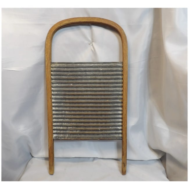 Rare Antique Bent Wood Wash Board - 2
