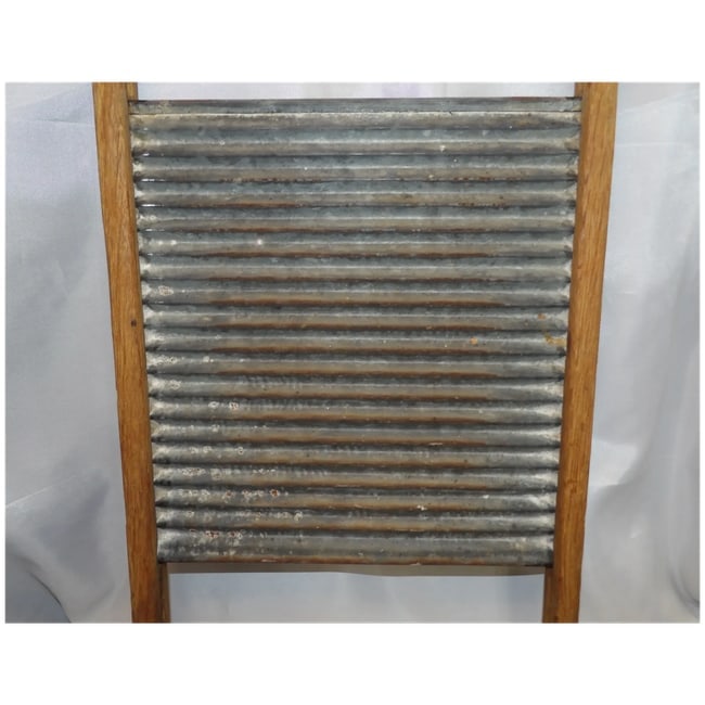 Rare Antique Bent Wood Wash Board - 5