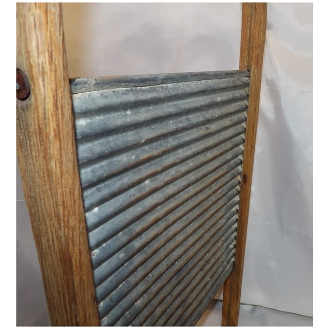 Rare Antique Bent Wood Wash Board - 7