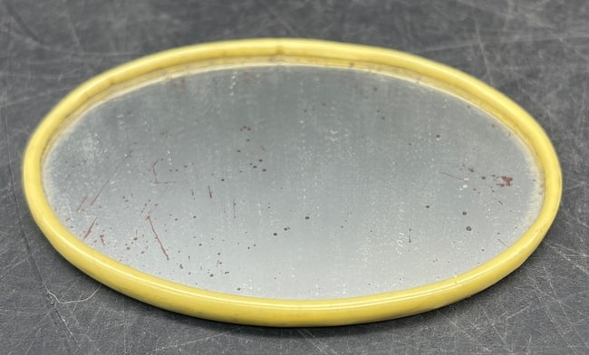Old Advertising Premium Celluloid Mirror C.D. Kenny CD Coffee Tea Marked Germany - 3