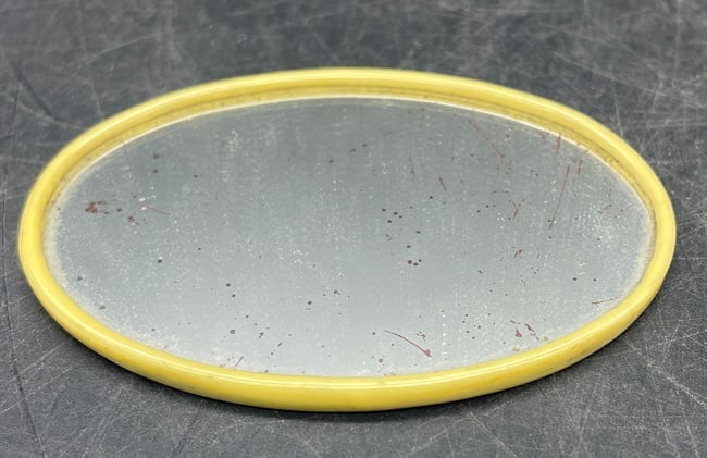 Old Advertising Premium Celluloid Mirror C.D. Kenny CD Coffee Tea Marked Germany - 4