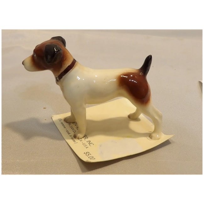 Vintage Jack Russell Terrier by Hagen Renaker Dog Figurine - 4
