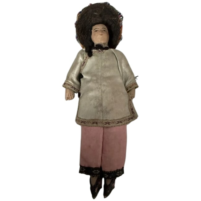 Antique Qing Dynasty Chinese cloth doll all original (1 of 11)