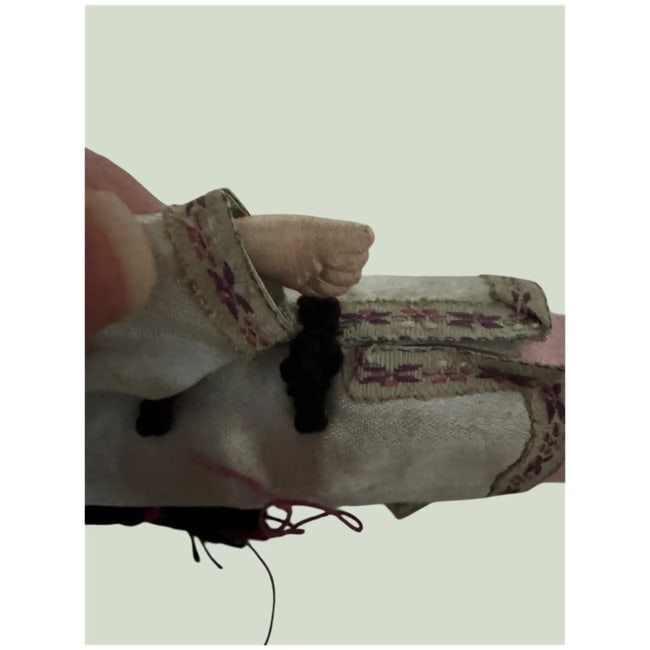 Antique Qing Dynasty Chinese cloth doll all original - 9