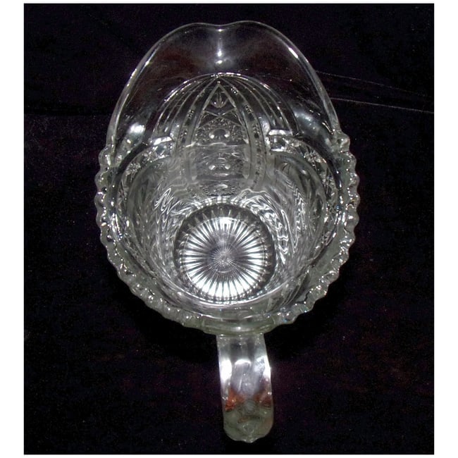 Vintage Imperial Glass "Ohio Mayflower" Pressed Glass Pitcher - 7