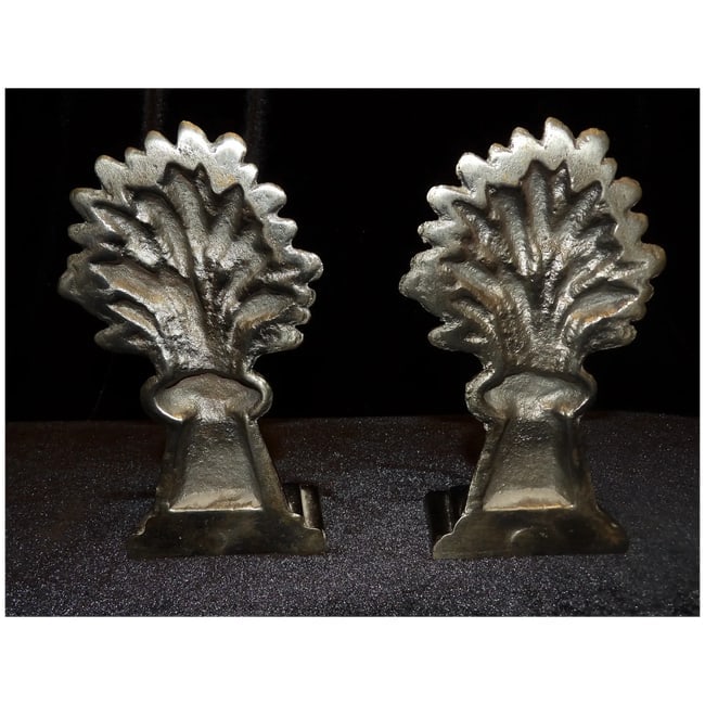 Polished Stainless Steel Wheat Sheaves Bookends - 5