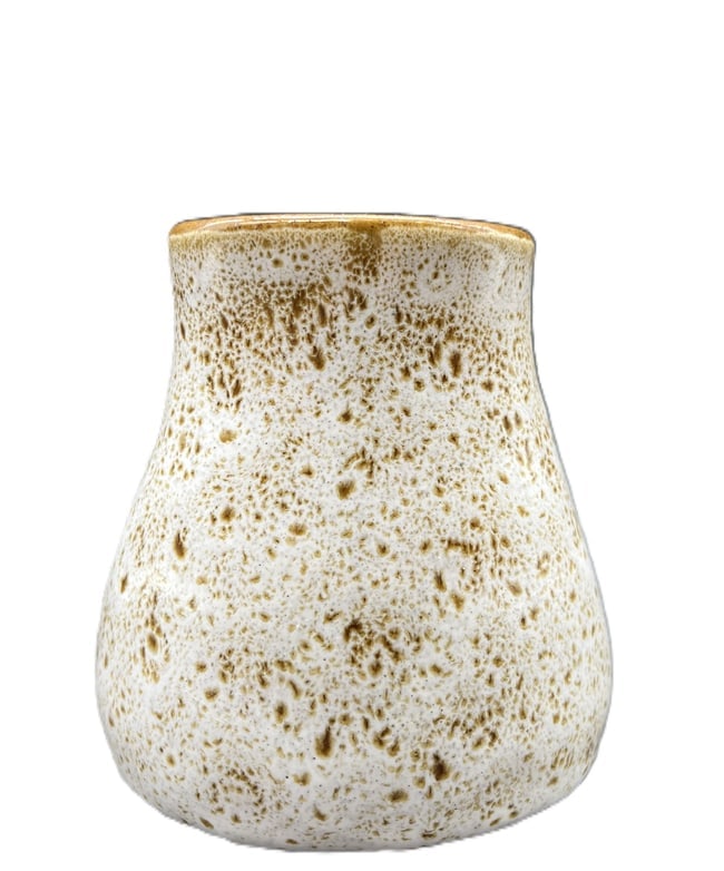 1982 Douglas Ferguson Studio Pottery Vase Signed Organic Speckled Glaze - 7