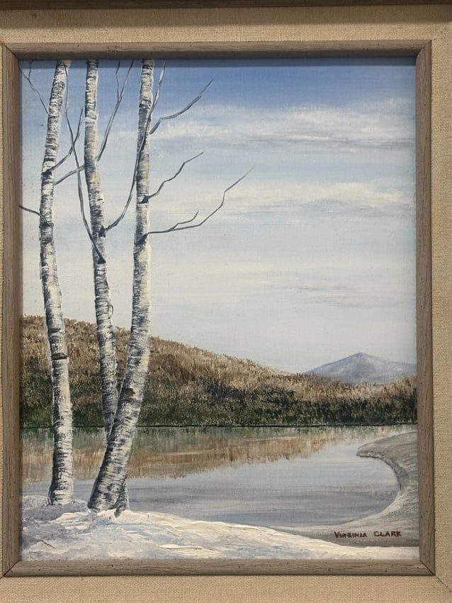 Virginia Fontaine Clark Acrylic On Board Landscape Painting - 2