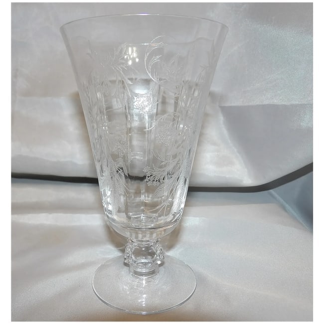 Fostoria Heather Pattern Ice Tea Glasses - 6