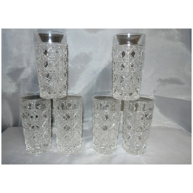 American Cut Lead Crystal AMC13 Criss Cross Cane - 2