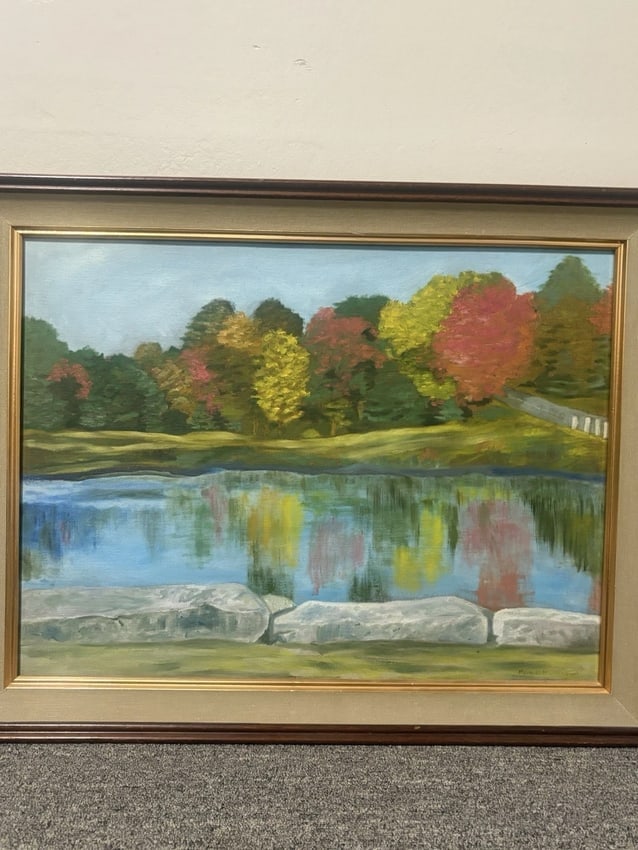 Mary Harrigan Oil On Board Landscape Painting - 2