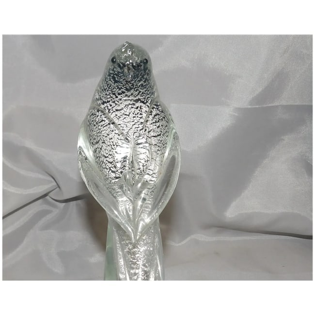 Murano Formia Fischer's Whydah Glass Sculpture from Exotic Birds of the World - 3
