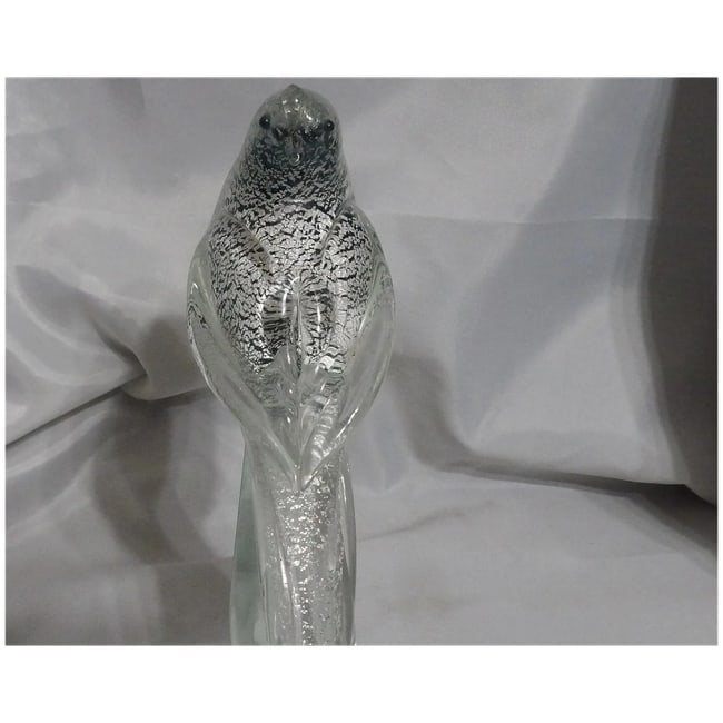 Murano Formia Fischer's Whydah Glass Sculpture from Exotic Birds of the World - 7