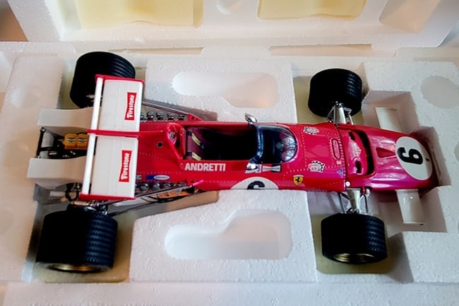 1971 Retired Mario Andretti Exoto Ferrari 312B 1:18 scale model - 7