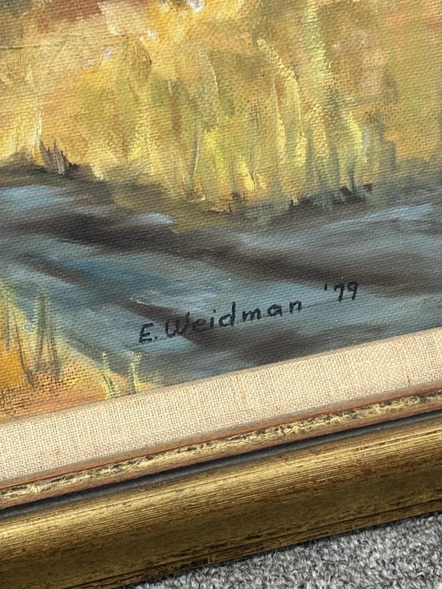 Eyelyn Weidman Oil On Board Landscape Painting - 3