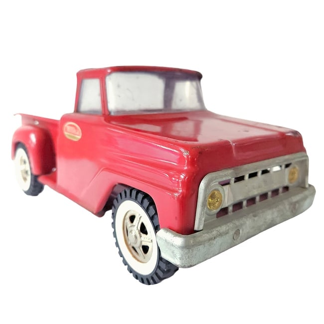 1968 All Red Tonka Dodge Stepside Pickup Truck - 2