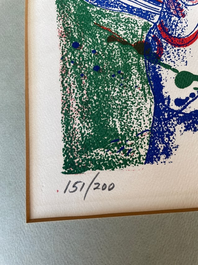 Leo Russell "Defensive Talisman" Limited Edition Serigraph 151/200 Signed Surrealist - 4