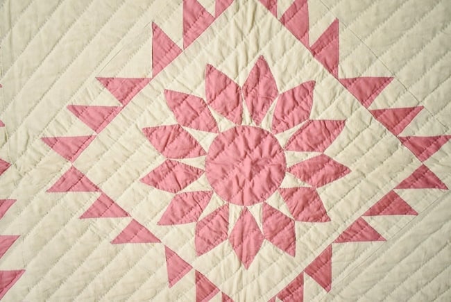 30's Delectable Mountain Quilt - 3
